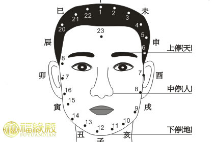 面相三停看你一生運勢(圖文)