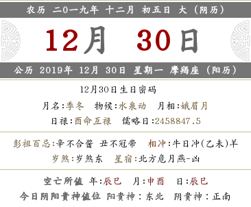 2019年農歷十二月初五日適不適合搬家？(圖文)