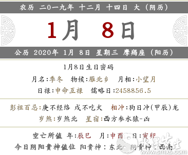 2019年十二月十四黃歷情況查詢 當天日子屬性分析！(圖文)