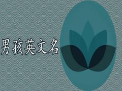 男孩英文名字大全及寓意解釋