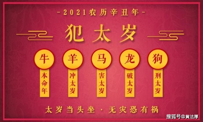 2021年犯太歲