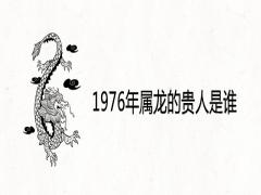 1976年屬龍的貴人是誰