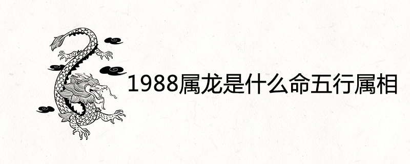 1988屬龍是什么命五行屬相