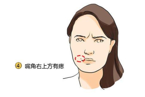 嘴角有痣女人桃花旺盛