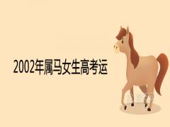 2002年屬馬女生高考運(yùn)2021詳解