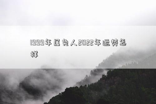 1999年屬兔人2022年運勢怎樣
